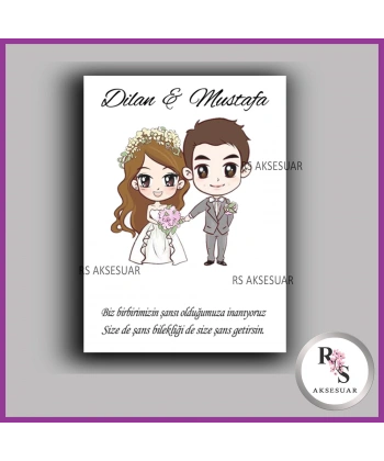 Şans Bileklik İsim Kartı -BK077