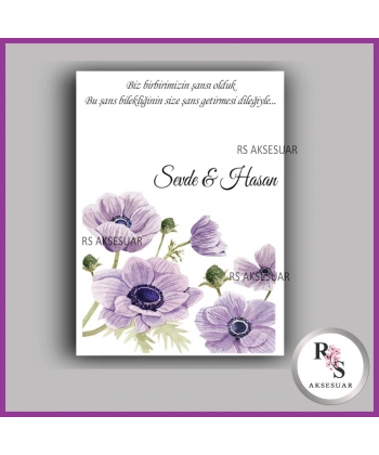 Şans Bileklik İsim Kartı -BK087