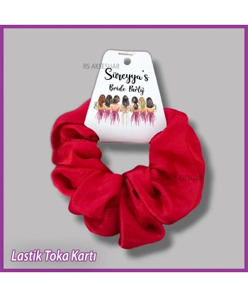 Saten Lastik Toka Kartı -Nikah, Nişan, Kına Hatırası