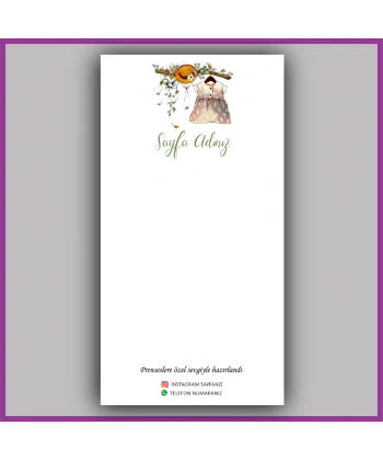 Kişiye Özel Logolu Toka - Takı Kartı - BS001