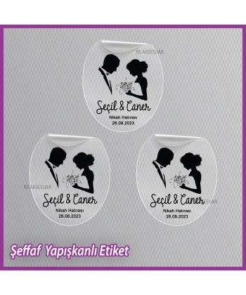 Şeffaf Etiketi -Epoksi İsim Etiketi - SE009