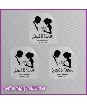 Şeffaf Etiketi -Epoksi İsim Etiketi - SE010