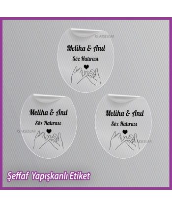 Şeffaf Etiketi -Epoksi İsim Etiketi - SE037