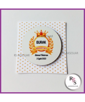 Ahşap Magnet Sünnet Hediyeliği - SS010