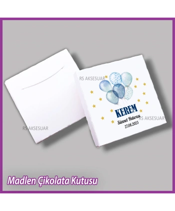 Tekli Madlen Bebek Çikolata Kutusu - K004