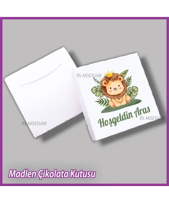 Tekli Madlen Bebek Çikolata Kutusu - K010
