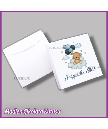 Tekli Madlen Bebek Çikolata Kutusu - K011