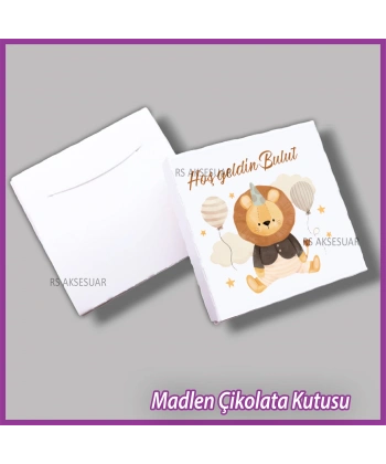 Tekli Madlen Bebek Çikolata Kutusu - K012