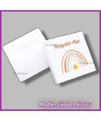 Tekli Madlen Bebek Çikolata Kutusu - K013