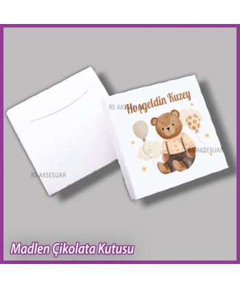Tekli Madlen Bebek Çikolata Kutusu - K014