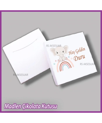 Tekli Madlen Bebek Çikolata Kutusu - K015