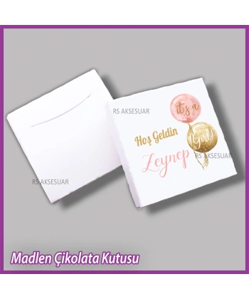 Tekli Madlen Bebek Çikolata Kutusu - K018