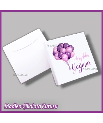 Tekli Madlen Bebek Çikolata Kutusu - K019