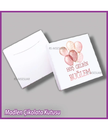 Tekli Madlen Bebek Çikolata Kutusu - K022