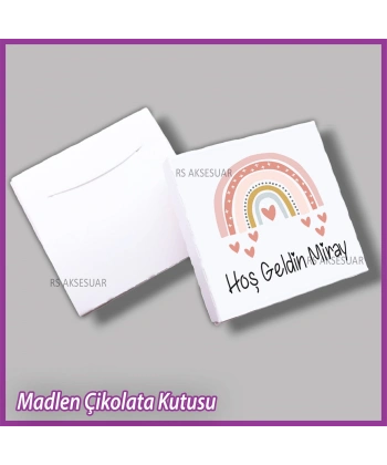 Tekli Madlen Bebek Çikolata Kutusu - K025