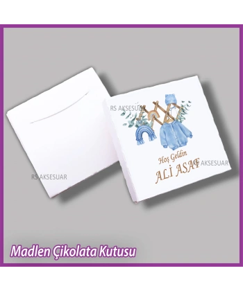 Tekli Madlen Bebek Çikolata Kutusu - K028