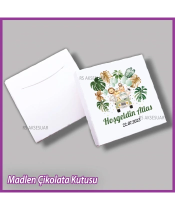 Tekli Madlen Bebek Çikolata Kutusu - K029