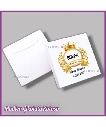 Tekli Madlen Sünnet Çikolata Kutusu - K001