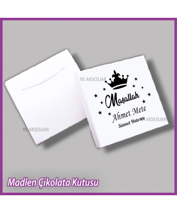 Tekli Madlen Sünnet Çikolata Kutusu - K006