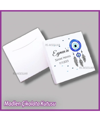 Tekli Madlen Sünnet Çikolata Kutusu - K008