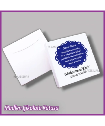 Tekli Madlen Sünnet Çikolata Kutusu - K009