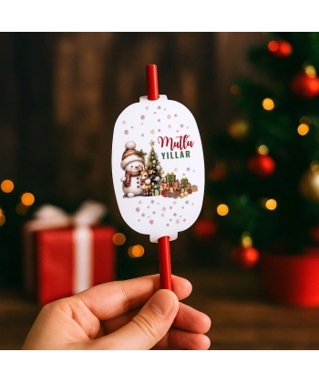 Yeni Yıl Hediye Tohumlu Kalem Kartı - Yılbaşı Kartları - YY6277