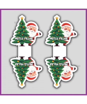 Yeni Yıl Hediye Toka - Takı Kartı - Yılbaşı Kartları - YY6259