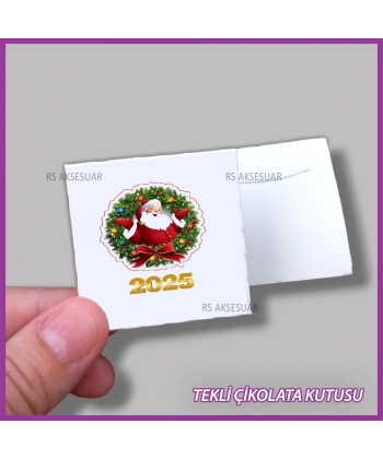 Yeni Yıl Hediyelik Madlen Çikolata Kutusu - Yılbaşı