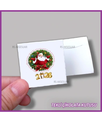 Yeni Yıl Hediyelik Madlen Çikolata Kutusu - Yılbaşı