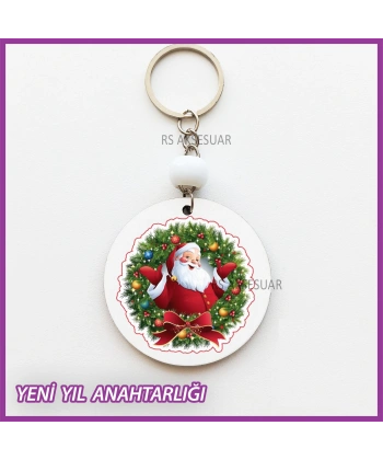 Yeni Yıl- Yılbaşı Baskılı Hediyelik Anahtarlık