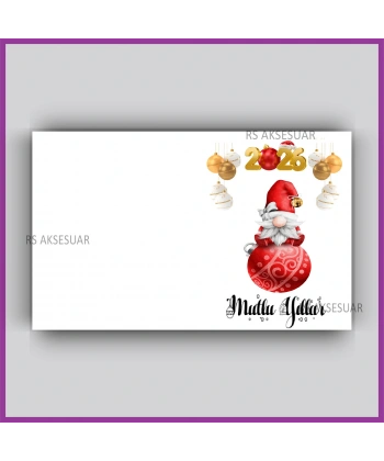 Yılbaşı Kartları - Yeni Yıl Hediye Anahtarlık Kartı