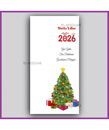 Yılbaşı Kartları - Yeni Yıl Hediye Anahtarlık Kartı