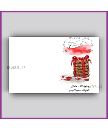 Yılbaşı Kartları - Yeni Yıl Hediye Anahtarlık Kartı