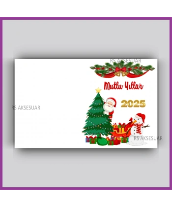 Yılbaşı Kartları - Yeni Yıl Hediye Anahtarlık Kartı