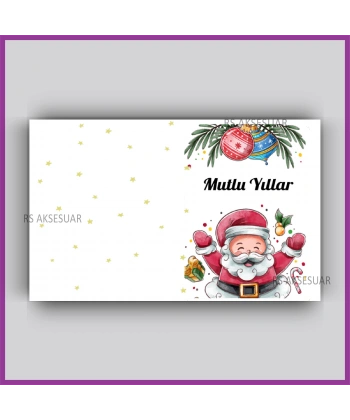 Yılbaşı Kartları - Yeni Yıl Hediye Anahtarlık Kartı