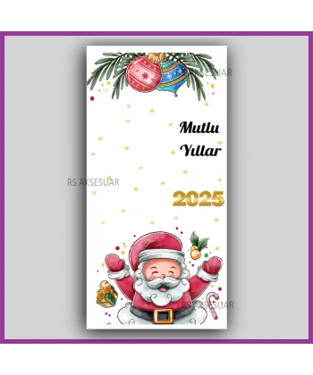 Yılbaşı Kartları - Yeni Yıl Hediye Anahtarlık Kartı
