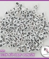 100gr harf 6mm Plastik Küp Delikli Boncuk