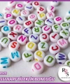 100gr harf 7mm Plastik Yassı Boncuk -Bileklik boncuğu -Karışık