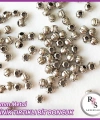 50gr 3mm Tırtıklı Metal Minik Boncuk - Bit Boncuk - Şans Bileklik Boncuğu - Gümüş Renkli