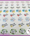48 Adet Hazır Sticker -Thank You -ÖK141