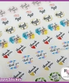 48 Adet Hazır Sticker -Thank You -ÖK141