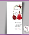 Hediyelik Kartı - Düğün, Nişan, Kına Anahtarlık Kartı - rs3201