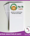 Hediyelik Kartı - Bebek, Doğum Günü Fon Kartı - rs101