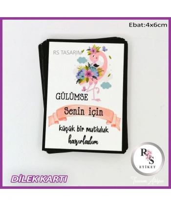 50 adet Paketleme Kartları