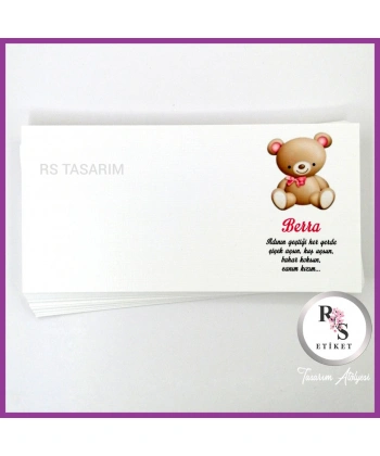 Gökkuşağı Makrome Anahtarlık İsim Kartı -rs192