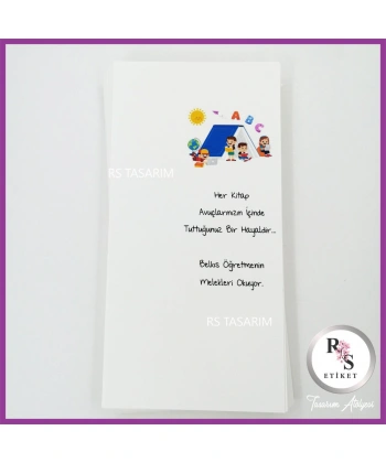 Makrome Anahtarlık İsim Kartı - Kart -rs112