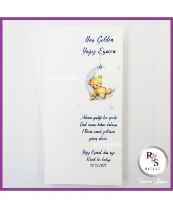 Makrome Anahtarlık İsim Kartı - Kart -rs121