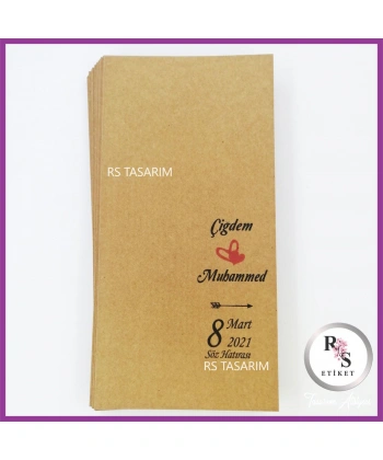 Makrome Anahtarlık İsim Kartı -rs130