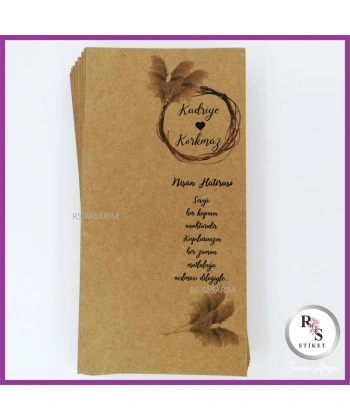 Makrome Anahtarlık İsim Kartı -rs146