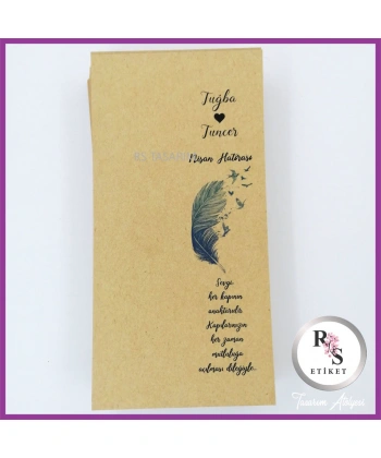 Makrome Anahtarlık İsim Kartı -rs147